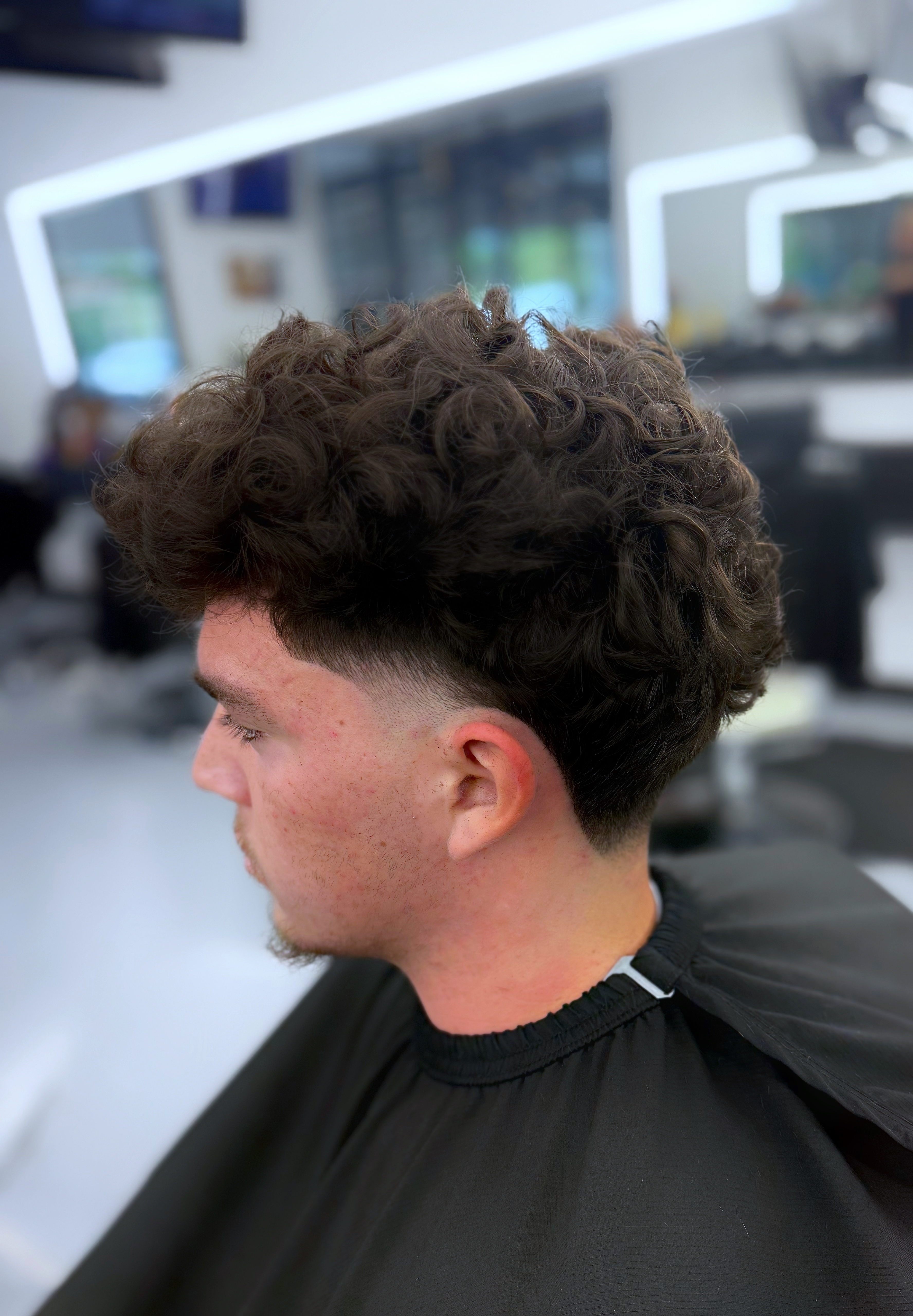 Tight fade haircut example from Galindo’s Barbershop Conroe